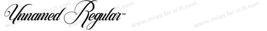Unnamed Regular字体转换